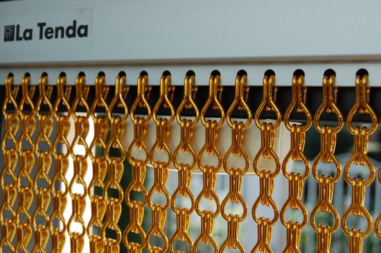La Tenda Deurgordijn Kettinggordijn Alusax 9 90x210cm van La Tenda