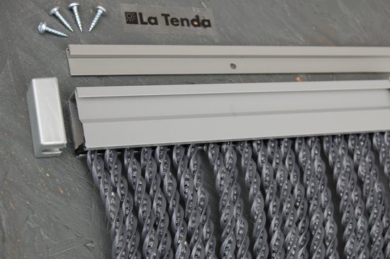 La Tenda Deurgordijn Vliegengordijn Bellano 4 140x250cm antraciet