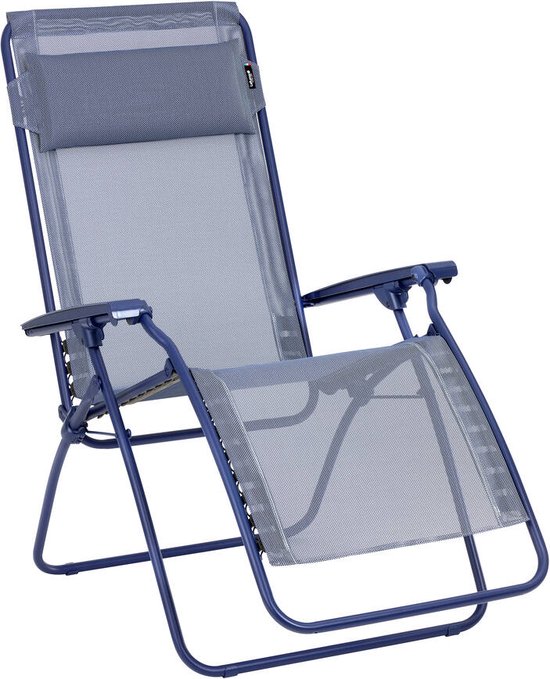 Lafuma R Clip - Relaxstoel - Verstelbaar - Inklapbaar - Zero Gravity - Color Block - Indigo van Merkloos
