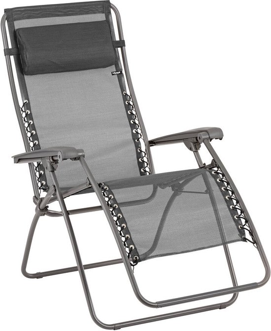 Lafuma RSXA - Model 2024 - Relaxstoel - Inklapbaar - Verstelbaar - Zero Gravity - Black van Lafuma