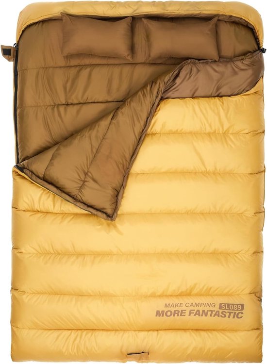 Lakenzak 2 Persoons - Geel - 220 x 150 cm - Koudbestendig - Voor Kamperen