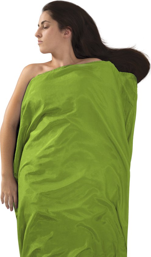 Lakenzak - Sea To Summit - Silk-Cotton - GRoen - 1.85m - Travel - Silk/cotton van Laken