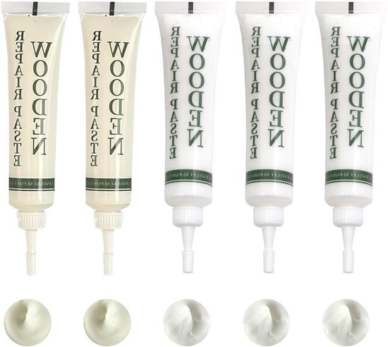 Laminaat Reparatie Kit - Houtvuller Vloeren - Vloeren Herstellen - Hoge Dekking - 20 Gram - Wit