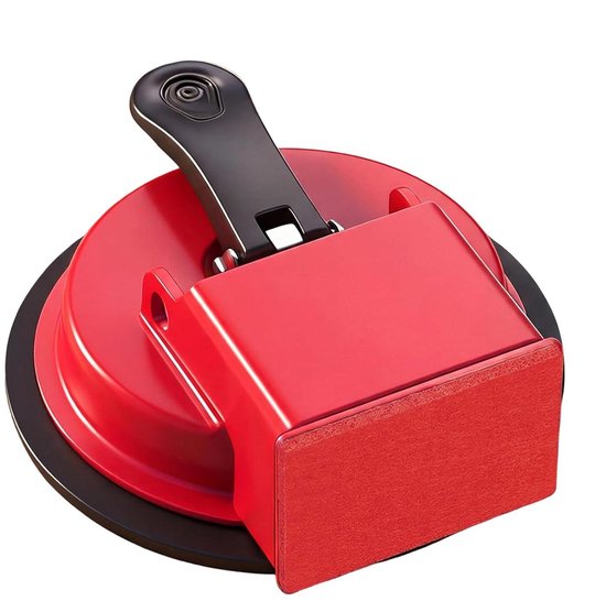 Laminaatvloer Gereedschap - Kier reparatie tool - Vloeren Herstellen - Met Zuignap - 12 x 4 cm - Rood