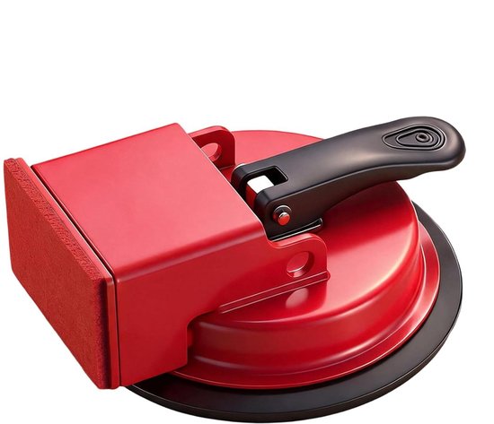 Laminaatvloer Gereedschap - Voegen Reparatie Zuignap - Vloeren Egaliseren - Anti-slip Zuignap - 14 x 13 x 5 cm - Rood van Merkloos