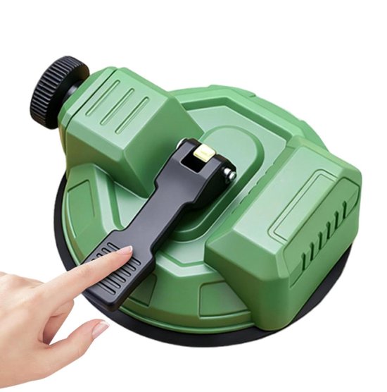 Laminaatvloer Kier Reparatie - Vloer Fixeerder - Vlakke Vloer Creëren - Meerlaagse Zuignap - 13x13x6 cm - Zwart