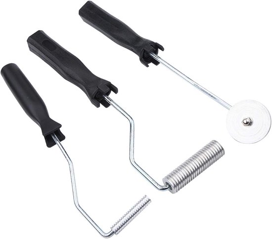Lamineerrol Kit - Bubble Paddle Tool - FRP Reparatie - Aluminium Glasvezel - 3 Stuks Set