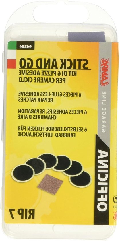 Lampa 94264 Kit 6 Patches Self-Adhesive, Multicoloured, 25mm