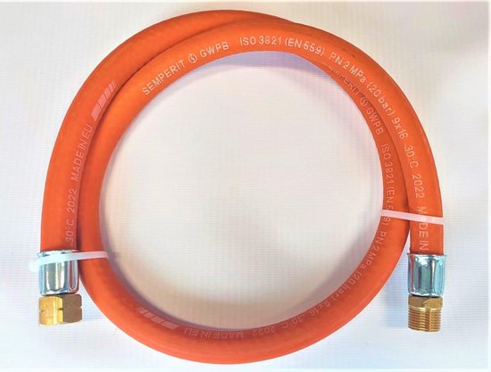 Lange Propaanslang 15 Meter met Snelkoppeling voor Gasbarbecue en Camping