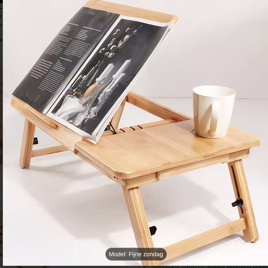 Laptop Bed/Bank Tafel, Laptop Tafel, Bank Tafel, Bureau, Ontbijt Dienblad Tafel met Bekerhouder, Film in Bed, Laptop Bed Dienblad, Bed Tafel met Opvouwbare Poten, Slaapkamer Studentenkamer Accessoires, Huishoudelijke Artikelen Zwart