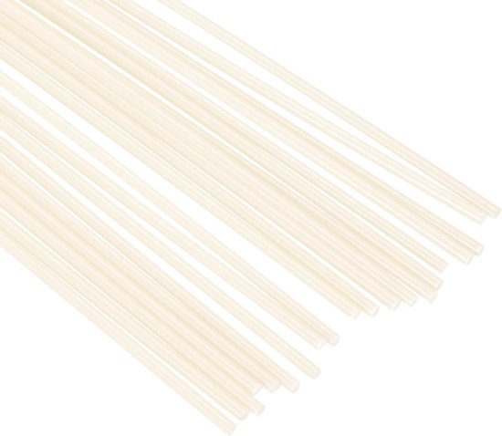 Lasstaven ABS-kunststof - Reparatielassen strips - Kunststof repareren - 20 stuks set - 20 cm lengte - Lichtgeel