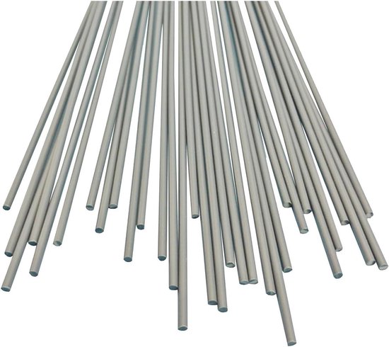 Lasstaven voor kunststof - PVC lasdraad - Kunststof reparaties - Hoge mechanische sterkte - 12 meter lengte - Grijs