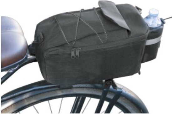Lastpak Geïsoleerde fiets koeltas - 7 liter - zwart - met schouderriem en ophanglus van Lastpak