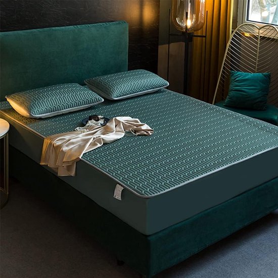Latex Koelmat - Zomer Mat - Koel Slapen - Natuurlijke Latex - 1.8 x 2m - Groen
