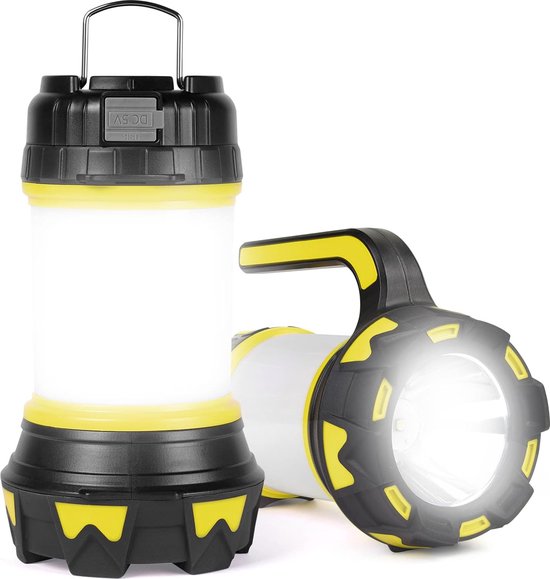 LED Campinglamp - Waterdicht - Nachtvissen - Meerdere Lichtmodi - Oplaadbaar - Compact en Draagbaar - Kampeerlamp voor Outdoor Avonturen van House of Goods