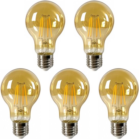 LED Lamp E27 10W 2300K Warmwit 1000LM, 5 stuks