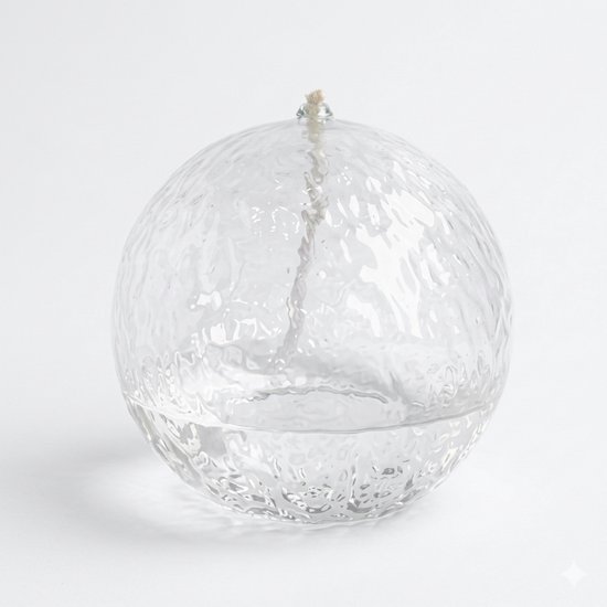 Leeff Olielamp Olaf L – Transparant – 10 x 10 CM – Glas