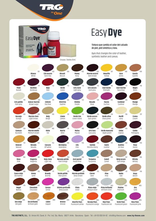 Leer Verf Kit - Schoen Verf - Leer Opknappen - Complete Set van Merkloos