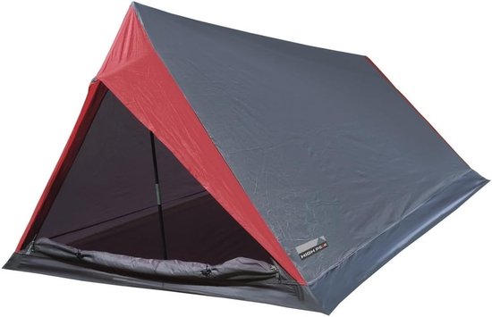 LeeuwenChoice® 2 Persoons Tent Grijs - Draagbare Survival Tent - Waterafstotend/Waterdicht - Punttent - 200x120x90cm (LxBxH) van Merkloos