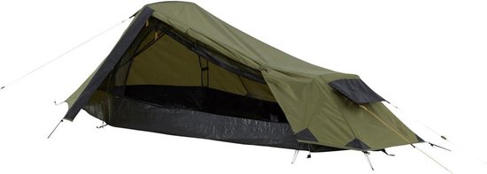 LeeuwenChoice® Survival Tent Groen - Waterafstotend - Met Binnentent - Camping - Kamperen - 1 Persoons Tent - 270 x 180 x 75 cm van LeeuwenChoice®
