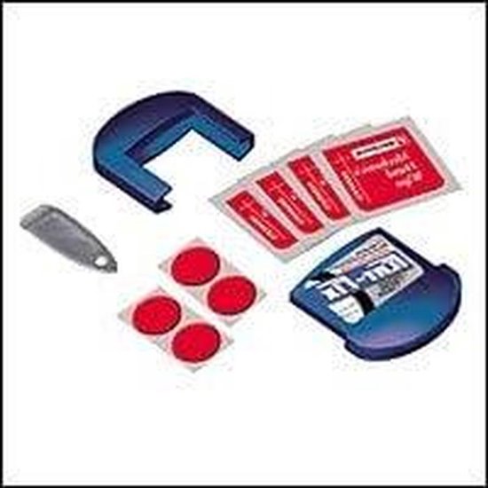 Lekke Band Reparatie - Reparatieset Fiets - Fietsen Onderhoud - Lijmloze Pleisters - 4 Pleisters - Grijs van Merkloos