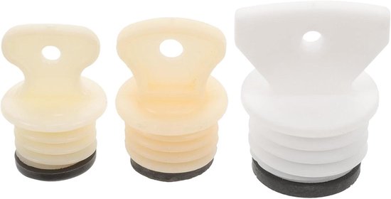 Lekvrije Stoppen - Dop voor Warmwaterzak - Warmwaterkruik Afdichten - Set van 3 Stuks