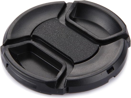 Lensdop 62 mm | Universele Snap-On Bescherming | Stevige Grip voor Lenzen | Compatibel met 62 mm | Aanpasbare Camerahoed van Fotify