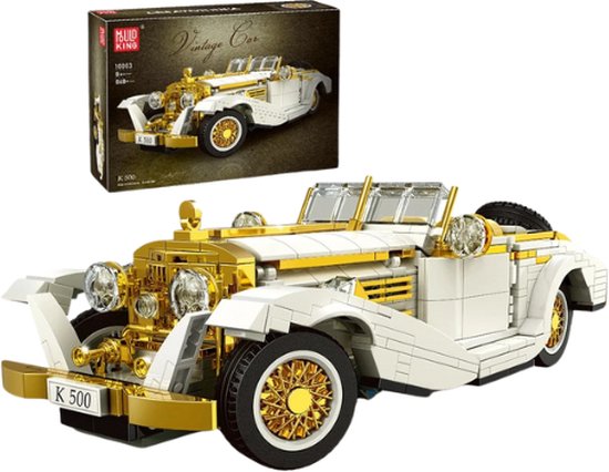 Leonova® - mould king technic- speelgoed autos jongens - sinterklaas cadeau- 31x12x8.5 cm - educatief - vintage - 868 stuks - 8+ van Leonova