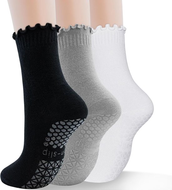Lexium Pilates Sokken - Anti Slip Sokken - Pilates Sokken Antislip - Pilatessokken - Yoga Sokken van Lexium