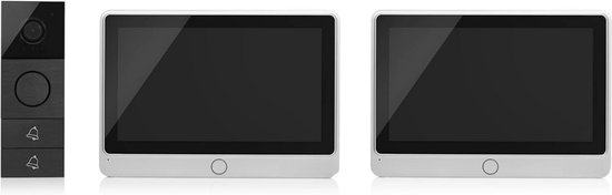 Lexium Video deurbel zonder abonnement - Deurbel met camera - Draadloze video deurbel - Beveiliging woning - Deurbel met app - Slimme deurbel - Geen maandelijkse kosten - Beveiligingscamera - WiFi deurbel - Voor smartphone en tablet van Lexium