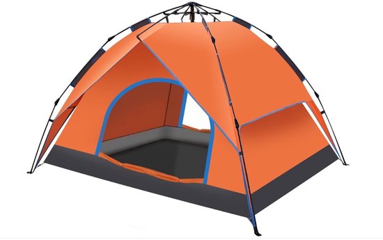 Lexorion Adventurer - Tent - Automatische Pop-Up Tent voor 2-3 Personen - Kampeertent - Winddichte - Kampeertent met Muggengaas en Grote Draagtas - Ideaal voor Camping, Festivals, en Outdoor Activiteiten van Lexor