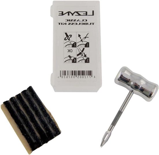 Lezyne Classic Tubeless Kit Box Zilver 24 stuks, 1-PK-CTBLS-V1BOX reparatiemateriaal, zwart, m