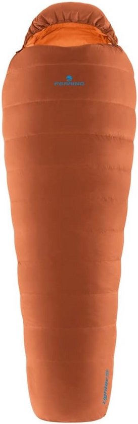 Lichte Dons Slaapzak 500 - Compacte en Warme Unisex Slaapzak Oranje
