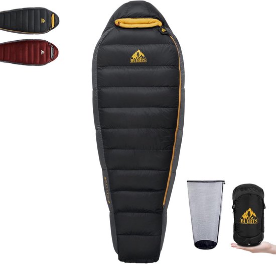 Lichte Dons Slaapzak - Compact en Warm voor Kamperen en Backpacking tot -25°C