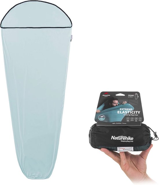 Lichte, elastische slaapzak voor backpacken en kamperen - compact en gemakkelijk mee te nemen van Merkloos