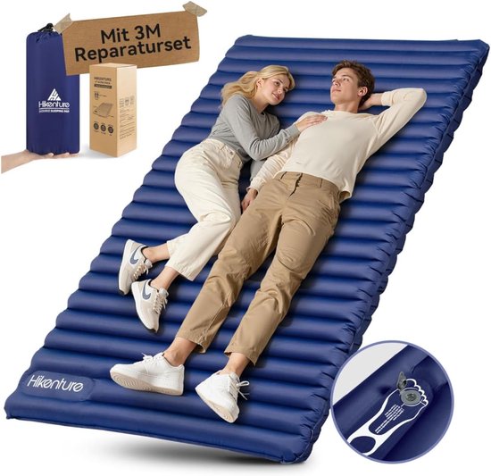 Lichte en Compacte Dubbele Opblaasbare Slaapmat voor Kamperen van Quechua