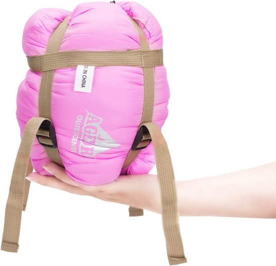 Lichte en Weerbestendige Slaapzak voor Outdoor Camping – 75" L x 30" W – Ideaal voor Kinderen en Volwassenen van Merkloos