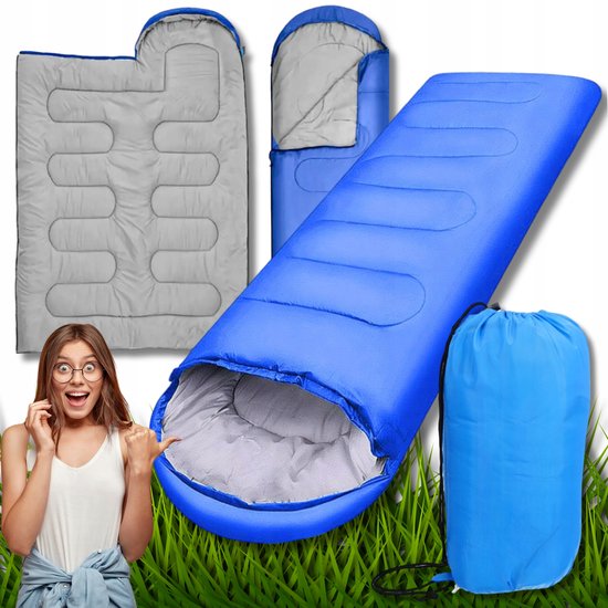 Lichte Mummie Slaapzak 210cm met Capuchon - Warm en Waterdicht