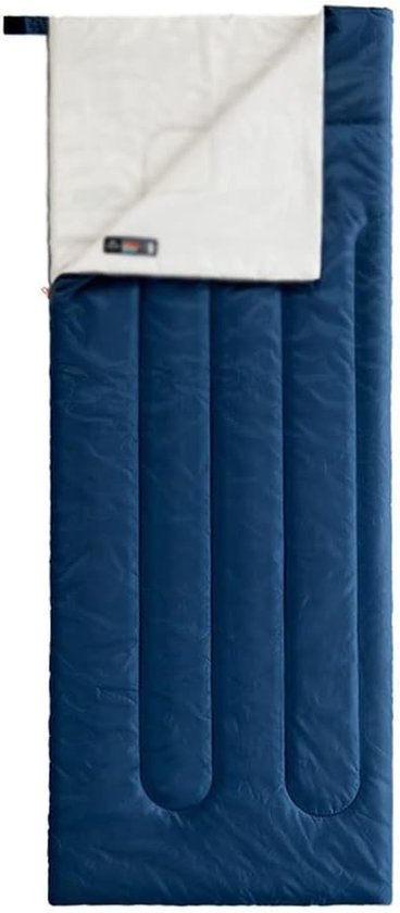 Lichte Slaapzak - Draagbare Slaapzak - Kamperen en Reizen - Huidvriendelijk Katoen - 190x75cm - Blauw