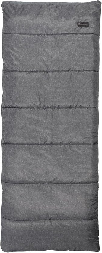 Lichte Tweepersoons Slaapzak Grijs 78x196 cm voor Kamperen en Wandelen van Merkloos