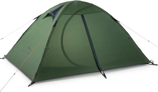 Lichtgewicht backpacking tent voor camping en wandelen - 2-persoonstent Hillock met vest kamperen voor beginners van Hillock