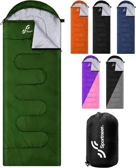 Lichtgewicht Camping Slaapzak voor Kinderen en Volwassenen - Compacte Slaapzak voor Zomer en Backpacken