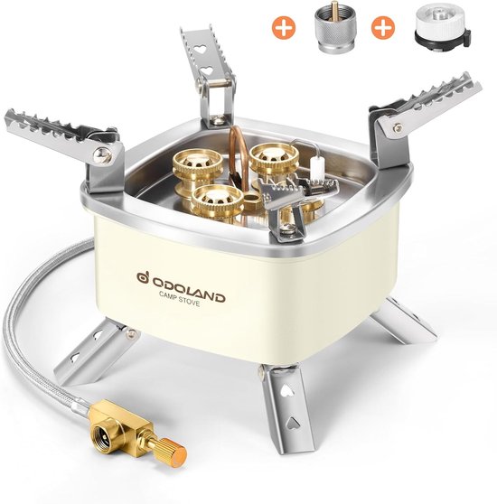 Lichtgewicht Campingfornuis 4000W - Draagbare Propaan Kachel voor Buitenactiviteiten van Merkloos