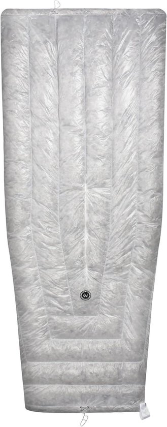 Lichtgewicht Donszak - Outdoor Quilt - Kamperen Reizen - 800FP Hoge Vulling - 200x135cm - Grijs