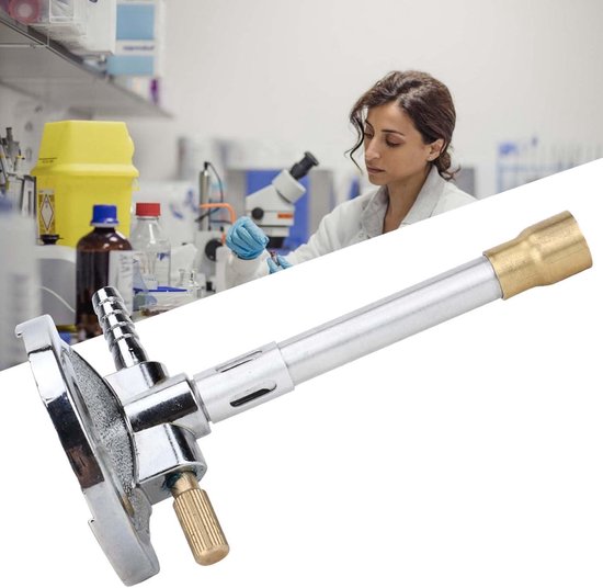 Lichtgewicht draagbare gasbrander voor laboratoriumverwarming met vlamstabilisator
