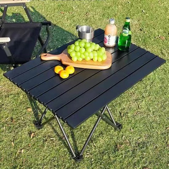 Lichtgewicht draagbare kampeertafel inklapbaar 68X47X40CM compact opbergen geschikt voor wandelen rugzakreizen strandpicknick buitenactiviteiten