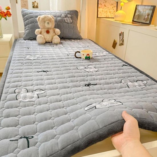 Lichtgewicht Japanse futonmatras - draagbaar oprolbaar opvouwbaar bed voor slaapkamer en camping, 90 x 200 cm, ruimtebesparend, reismatras, ideaal voor thuis en buiten