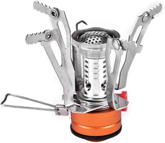 Lichtgewicht Mini Camping Gasbrander voor Buiten Koken, Wandelen en Backpacken van Merkloos