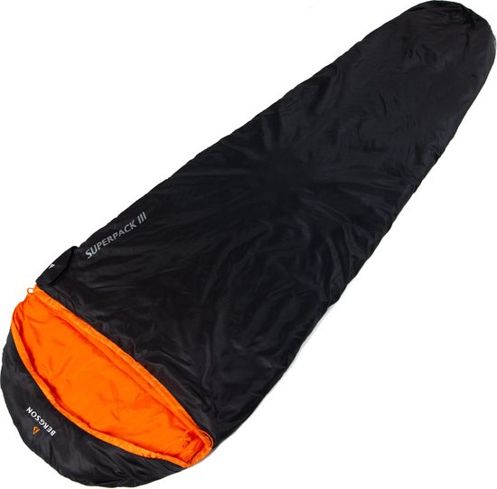 LICHTGEWICHT MUMMY SLAAPZAK BERGSON SUPERPACK II 850 GRAM! van BERGSON