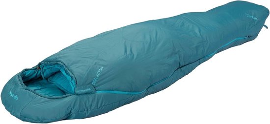 Lichtgewicht Slaapzak - Kampeerslaapzak Mummie - Buiten slapen - Thermische omhelzing - Max 190cm - Blauw